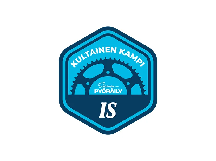 Logo - Suomen Pyöräily - IS Kultainen Kampi Cup