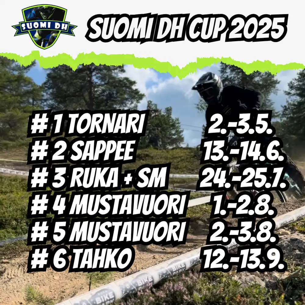 Suomi DH Cup - Aikataulu